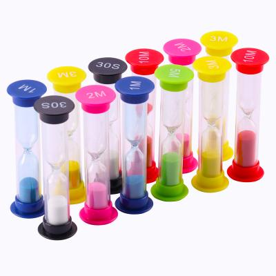 China Mini 2 Minutes Clock Single Hour Sand Timer Minimalist Brushing Glass Custom Set 15 30 40 60 Seconds for sale