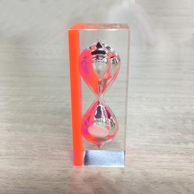 China Suppliers 3 Acrylic Sand Timer Sand Timer Sand Timer Blue Red Clear Acrylic Minute Clock Contemporary Chinese for sale