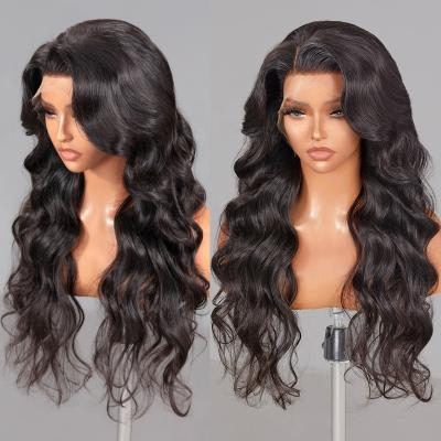 China YiCheng Body Wave HD Full Lace Wigs Cuticle Aligned Human Hair Lace Front Wigs For Black Women Virgin Hair 4X4 Lace Front Wigs for sale