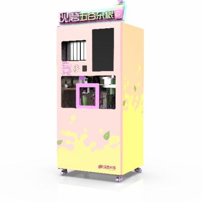 China 24 hour high efficiency ground soymilk machine freshly in a shopping mall or office building for sale