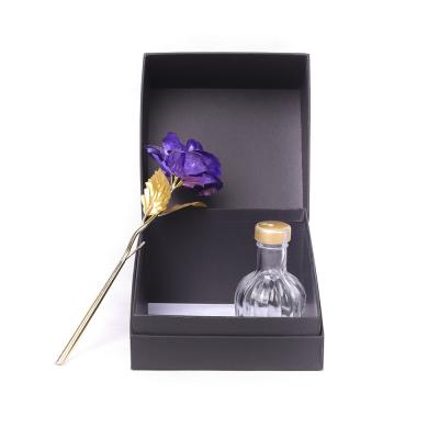 China Recyclable Customized Luxury Rigid Cardboard Perfume Book Shape Gift Packaging Square Watch Gift Box for sale