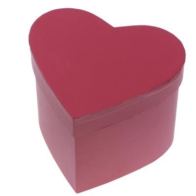 China Heart Shape Recyclable Custom Cardboard Box For Florist Flower Gift Candy Packaging Party Wedding Gift Storage for sale