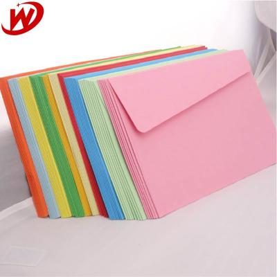 China YIWU New Products Wholesale Hot Sale Custom Colorful Rainbow Gift Envelope Wedding Invitations Envelope for sale