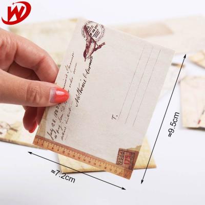 China Wholsales Custom Printing Paper Envelopes Mini Retro Vintage Cute Cartoon Kawaii Business Envelope Packaging for sale