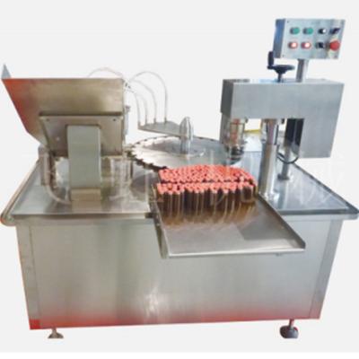 China Food Oral Liquid Straight Bottle Filling And Sealing Machine for sale