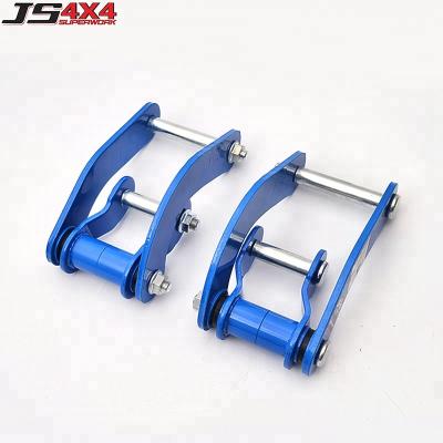 China High Quality 4x4 Auto Suspension Parts Off Road Comfort 1inch Double Steel Shackles For Dmax for sale