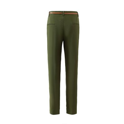 China Wholesale Army Green Elegant Office Lady Fashion Anti-pilling Pencil Pants Women Straight Long Pants for sale