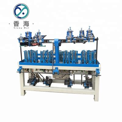 China High speed XH80-17-4 43X140/43X113 17 axis flat rope machine/cotton rope braiding machine for sale