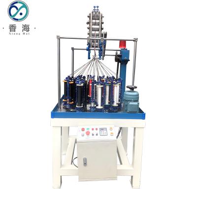 China Belt CE 25 Carriers PP Rope Making Machine Flat Laces Braiding Machine XH130-25-1 for sale