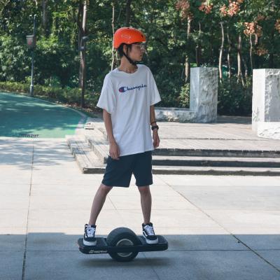 China freeshipping ALLOY one year warranty big wheel 1500W onewheel skateboard max speed 35km/h with led lights for shredding for sale