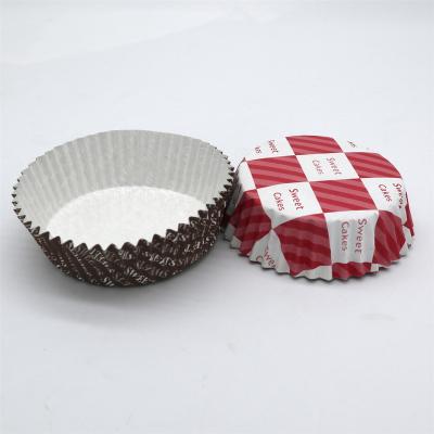 China 2021 Cakecup Disposable Printed Paper Biodegradable Paper Cups For Baking for sale