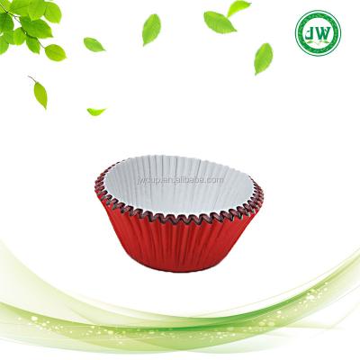 China Disposable Red Cupcake Case Liners Baking Paper Muffin Case for sale