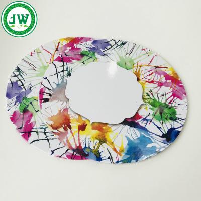 China New Design Disposable Size Round Cake Panel Cake Tray Artistic Colorful Eco-friendly Customized Cake Drum For Wholesale for sale