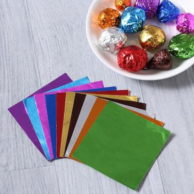 China Chinese Factory Packaging Chocolate Aluminum Foil Wrapping Paper for sale