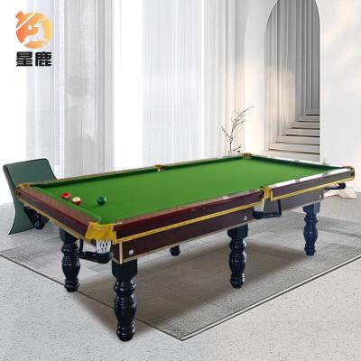 China Wholesale 9ft Indoor Sports Game Table Luxury Billiard Pool Table Game Pool Table Gym Club Family Exercise Machine for sale