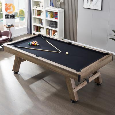 China Good Quality Indoor Sports Game Table Attractive Price 3 In 1 Contemporary Upright 9ft High Redemption MDF Legs Snooker Billiard Table for sale