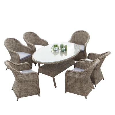 China Garden Sets Low Cost Garden Sets Outdoor Rattan Furniture Cheap Chair Garden Sets Luxury Garden Dining Set for sale