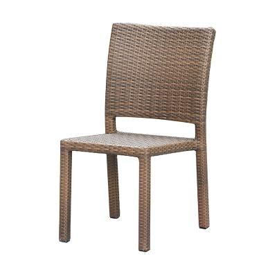 China Modern Design Modern Outdoor Garden Sun Loungers Rattan Garden Chairs PE Rattan Dining Chair for sale