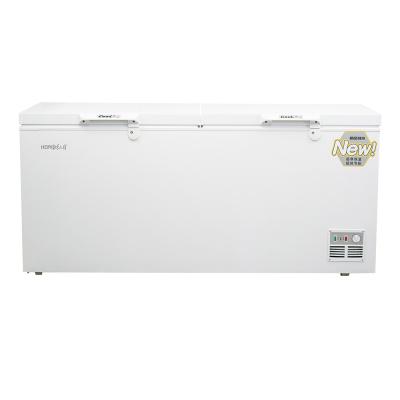 China Single-temperature Chest Freezers Visi Commercial Dual Desktop Coolers for sale