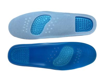 China Amazon direct sales shock absorption sport gel insole new gel insole absorb shock anti slip sweat and DEODORIZE gel insole for sale