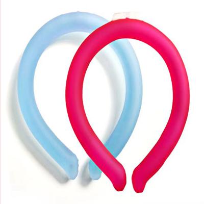 China Rubber band refrigerate for 10-15 minutes, then take it off and hang it around your neck for antipyretic effect neck coollng ring for sale