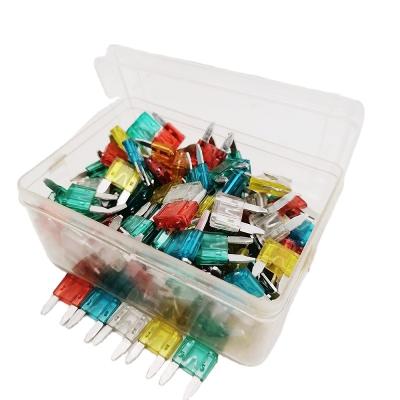 China Low Voltage Fuse Cutout Car Grounds 2A- 30A Amp With Box Clip Assortment Auto Blade Fuse Set Auto Truck Fuse Set for sale