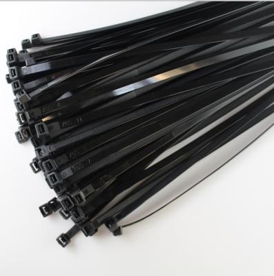 China Nylon 100 Packs of Black Cable Ties - 300mm x 3.6mm - 12