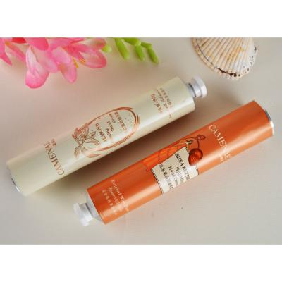 China Cosmetic Packaging Metal  tubes with plastic lids for sale