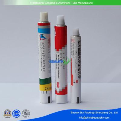 China Dia. 19mm 15g  Pharmaceutical  Eye Ointment Packaging Aluminum Tubes with sealed tip for sale