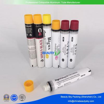 China PH>7 Plastic inside Aluminum tube Dia. 25mm  for  Hair Color cream with big screw cap for sale