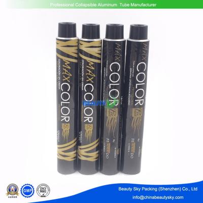 China Export PH>7 Hair  dying cream Plastic inside Aluminum tube with  onsert plastic  for  US market for sale