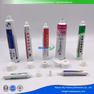 China Printed Aluminum Plastic Laminated Tubes for  ointment / Medicine Cream,eye cream for sale