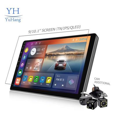 China YuHang T3LCar Universal GPS Android DVD Player 9 Inch Touch Screen Dual Multimedia Din Gps Navigation Car Radio Player for sale