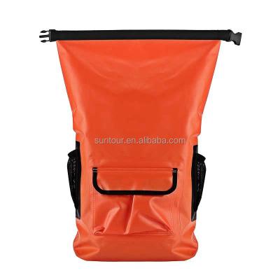 China Water Proof Easy To Clean Free Sample 22 L 500D PVC Backpack Roll Up Office Travel Outdoor Fleece Beach Camping Bag Ocean Dry Waterproof Recycling Package for sale