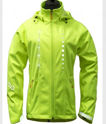 China LED Anti-UV Cycling Jacket With Rechargeable Battery for sale