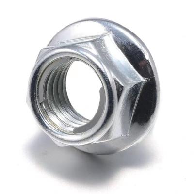 China Automotive Industry DIN1667 GB6187 High Strength Dacromet Lock Nut Blackened Galvanized for sale