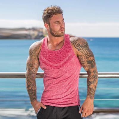 China Anti-wrinkle Qufan bodybuilding fitness vest men's running vest sports training clothes mesh Quick-drying men's fitness vest for sale