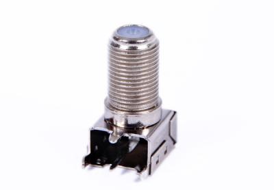 China 75ohm CATV F type connector from china right angle for sale