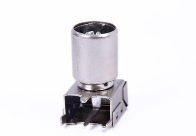 China male IEC type connector for pcb mount  right angle  tv connector for sale