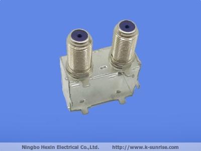 China FTTH metal shielding cans with RF connector for sale