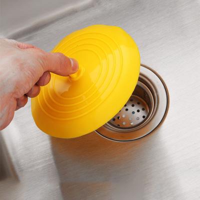 China Wholesale Durable Durable Bathroom Hair Catcher Silicone Kitchen Sink Drain Sink Strainer for sale