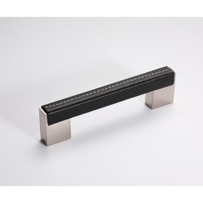 China Eco - Friendly Drawer Cabinet Leather Handles Furniture Hardware Wardrobe Door Handles for sale