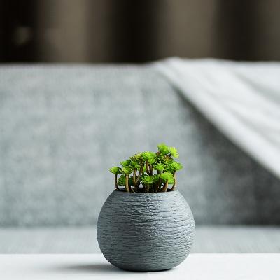 China New Product Table Succulents Handmade Decorative Ceramic Pot Small Style Minimalist Nordic Ceramic Vase for sale