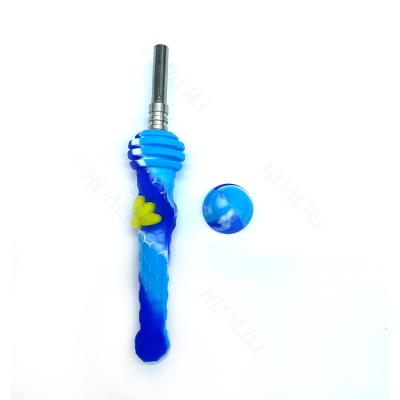 China Nectar Collection Factory Outlet Titanium Nail Portable Silicone Nectar Collector for sale