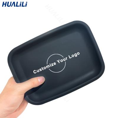 China Durable Universal Silicone Smoking Rolling Tray Restaurant Service Tray for sale