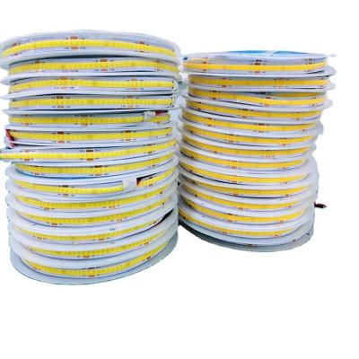 China Residential High Brightness COB Led Strip No Dark Dot DC12V 24V COB Led Strip Light for sale