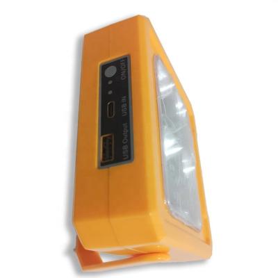 China USB Residential Solar Led Emergency Light Portable Rechargeable Handheld Camping Light for sale