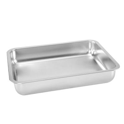 China Viable new custom mold stainless steel factory price food tray deep dish for sale for sale