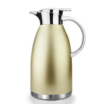 China BPA Free Viable Stainless Steel Hot and Cold Water Jug Flask Gold Thermal Vacuum Flask for sale