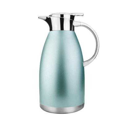 China Sustainable Classic Design Large Capacity 61 oz Double Wall Vacuum Stainless Steel Coffee Pot Thermos for sale